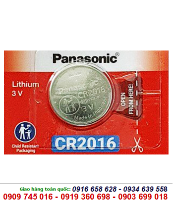 Panasonic CR2016; Pin đồng xu 3v lithium Panasonic CR2016 chính hãng  